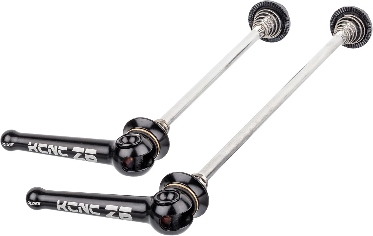 Kcnc Set De Serrages Rapides De Moyeu Z6 KQR Inox MTB 3 Kcnc Set De Serrages Rapides De Moyeu Z6 KQR Inox MTB