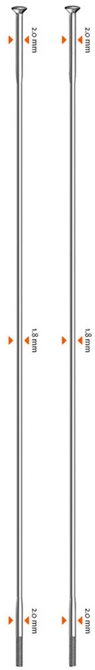 Sapim Rayons Race Straightpull + Écrous - 100 Pièces - Fin De Série 5 Sapim Rayons Race Straightpull + Écrous - 100 Pièces - Fin De Série – Image 3
