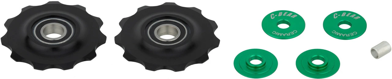 Galets De Dérailleur Delrin® Shimano/SRAM 10/11 Vitesses 4 Galets De Dérailleur Delrin® Shimano/SRAM 10/11 Vitesses – Image 2