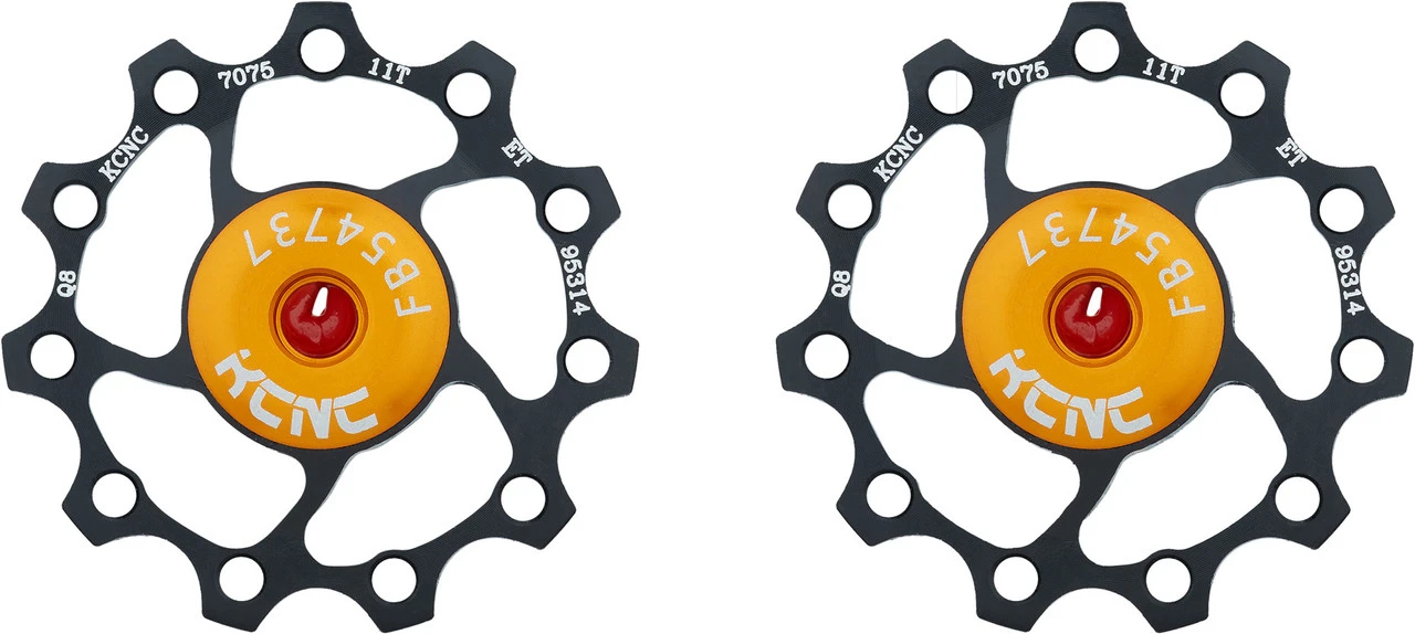 Kcnc Galets De Dérailleur Jockey Wheel Aluminum Et Céramique - 1 Paire 3 Kcnc Galets De Dérailleur Jockey Wheel Aluminum Et Céramique - 1 Paire