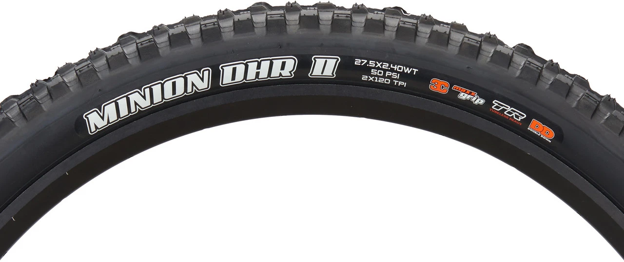 MAXXIS Pneu Souple Minion DHR II 3C MaxxGrip DD WT TR 27,5" 5 MAXXIS Pneu Souple Minion DHR II 3C MaxxGrip DD WT TR 27,5" – Image 3