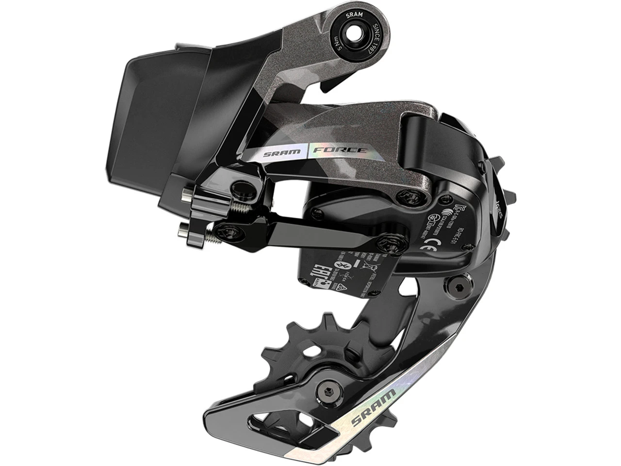 SRAM Dérailleur Arrière Force AXS 12 Vitesses Modèle 2023 3 SRAM Dérailleur Arrière Force AXS 12 Vitesses Modèle 2023